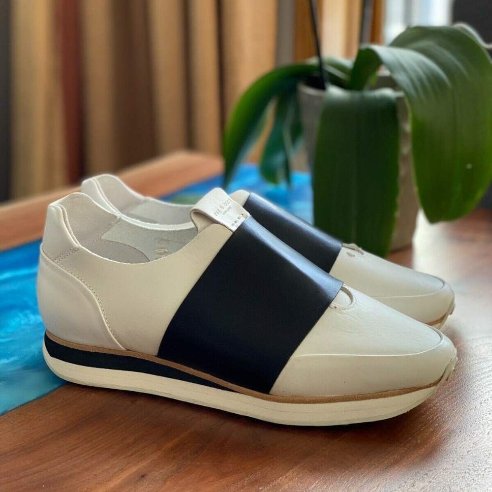 Rag & Bone Dylan Elastic Runner Sneakers Leather